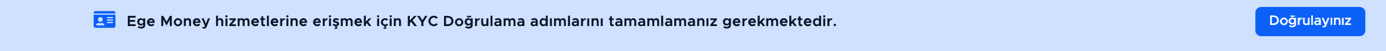 EgeMoney Banka Hesabı Doğrulaması
