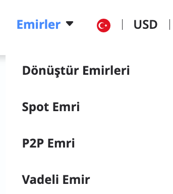 bitcoin emir tipleri nelerdir