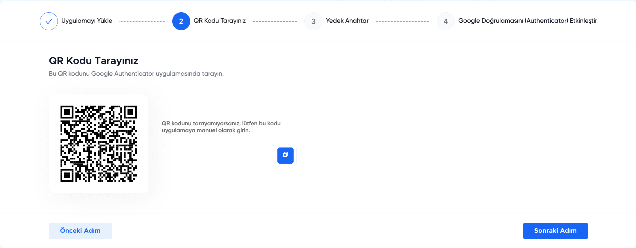 İki yönlü doğrulama adımlarını nasıl eklerim 3