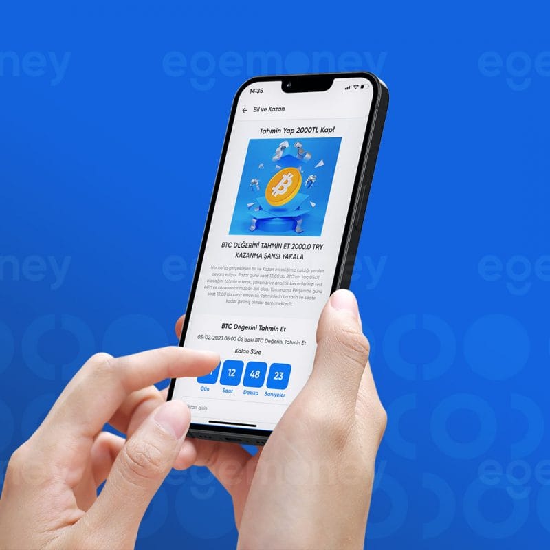 bil vekazan egemoney mobil uygulamasında