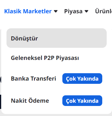 Kripto varlığımı nasıl dönüştürürüm?