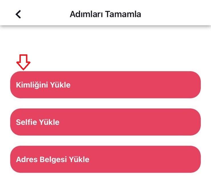 kimlik yükleme